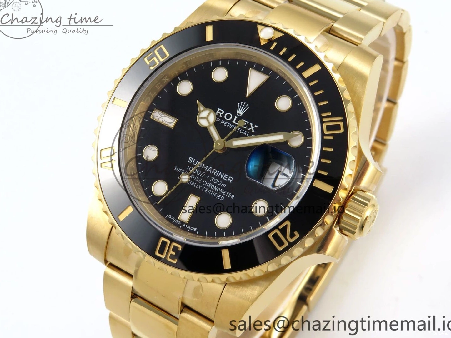 Submariner Black YG VS3135 Ceramic 116618 Steel 1:1 LN Edition Plated VSF 904L Best 0115